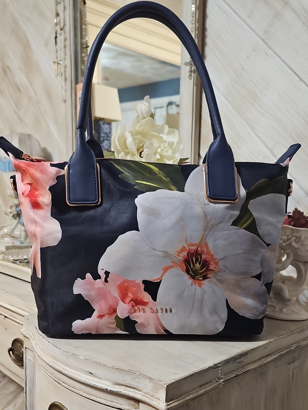 Ted Baker London Small Orsja Chatsworth Bloom Nylon Tote